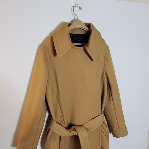 Rag & Bone Amber belted trench coat in camel Excellent condition - Size medium - Picture 13 of 14